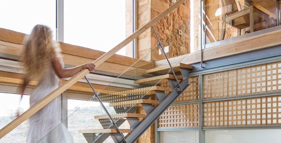 Show luxury stone villa akrotiri crete greece design